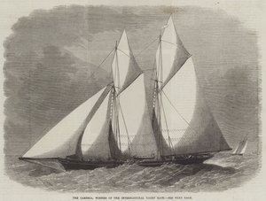 A Cambria, a Nemzetközi Yachtverseny győztese